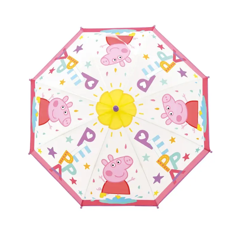 Guarda Chuva Transparente Peppa de 46cm_3