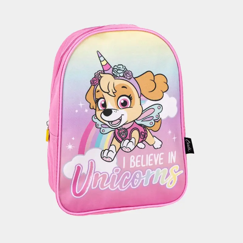 Mochila Creche Skye Unicórnio Patrulha Pata