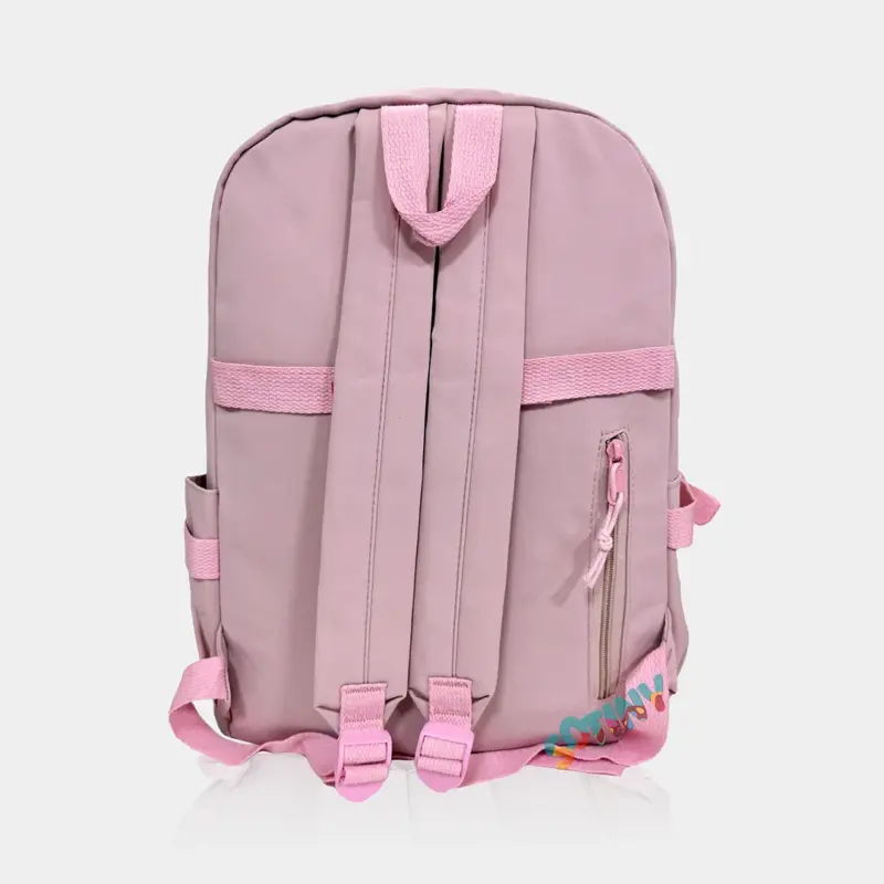 Mochila Escolar Labubu Rosa de 40cm_2