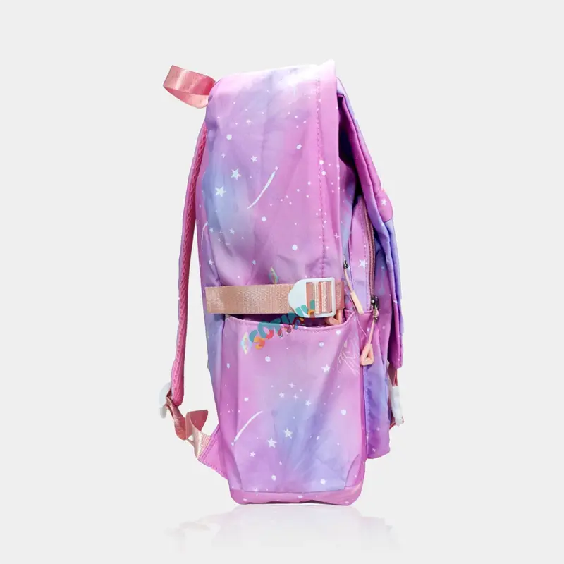 Mochila Escolar Labubu Rosa de 43cm_1