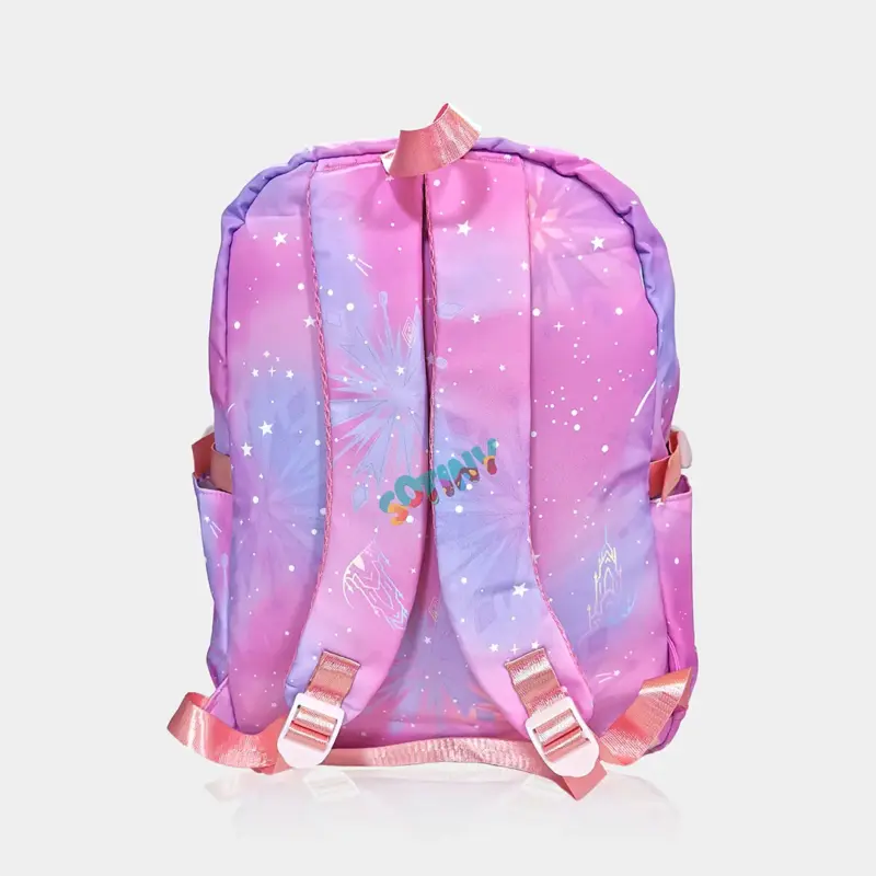 Mochila Escolar Labubu Rosa de 43cm_2