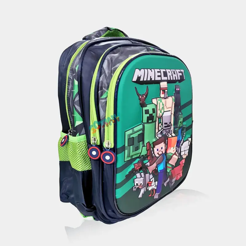 Mochila Minecraft Escolar de 41cm Adaptável