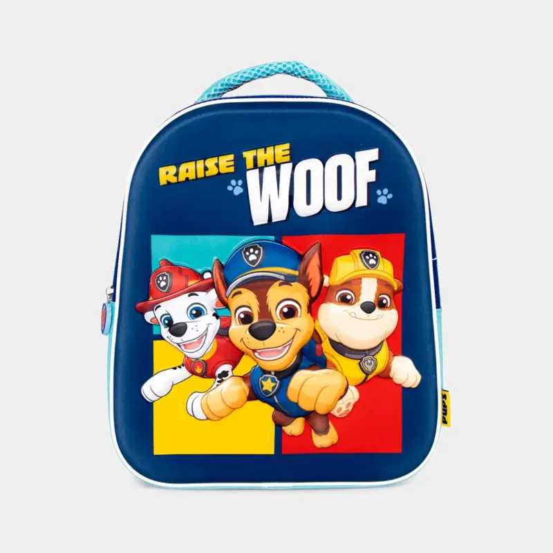 Mochila Patrulha Pata 3D Pré-Escolar de 31cm