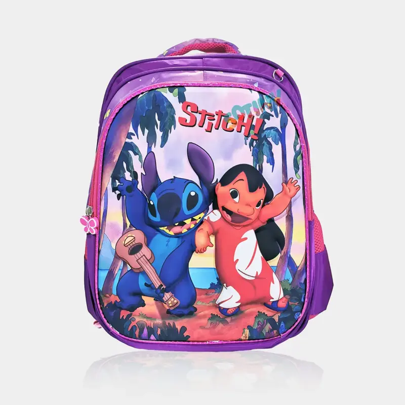 Mochila Stitch Escolar de 41cm Adaptável_1