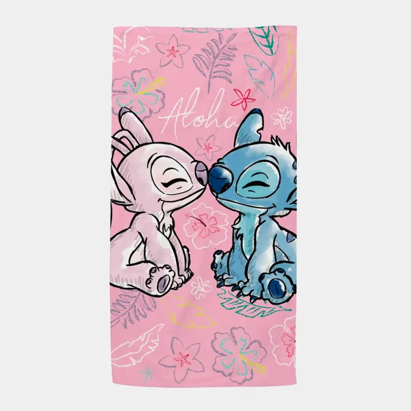 Toalha de Praia Disney Stitch de 70x140cm