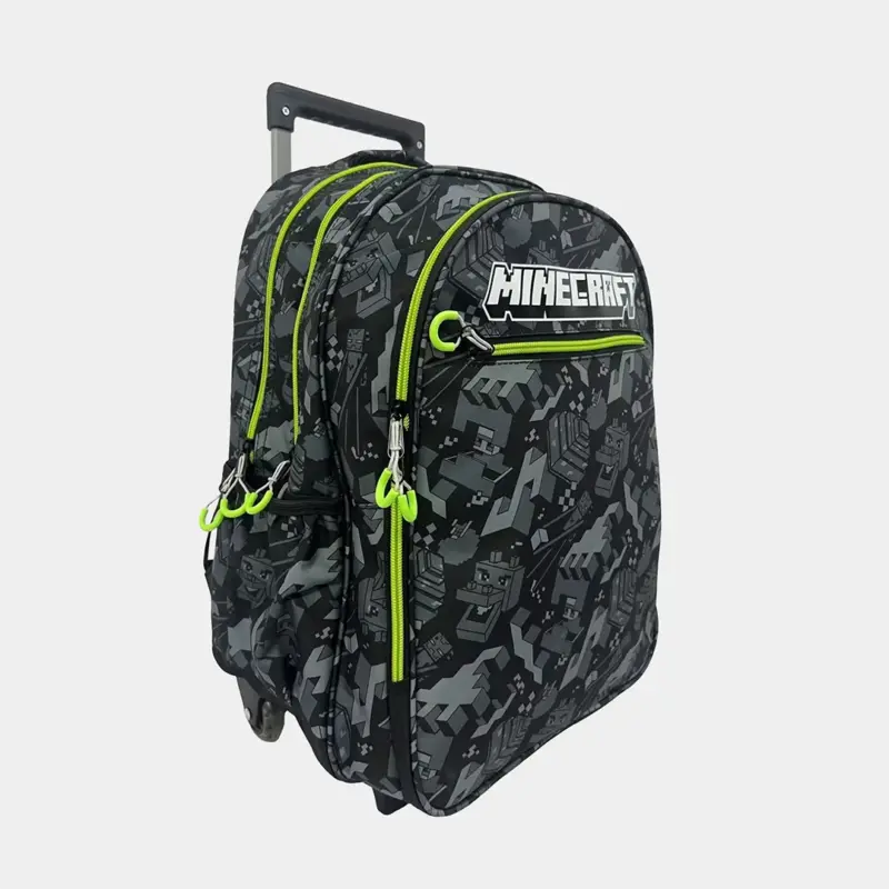 Trolley Escolar Minecraft Camo Terra de 46cm