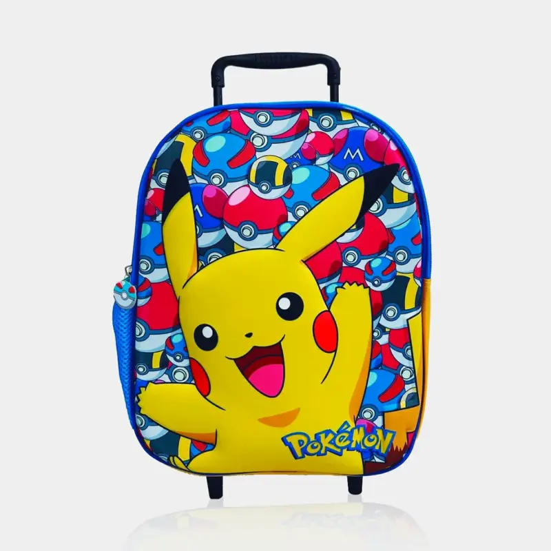 Trolley Pré-Escolar Pokémon 3D de 32cm