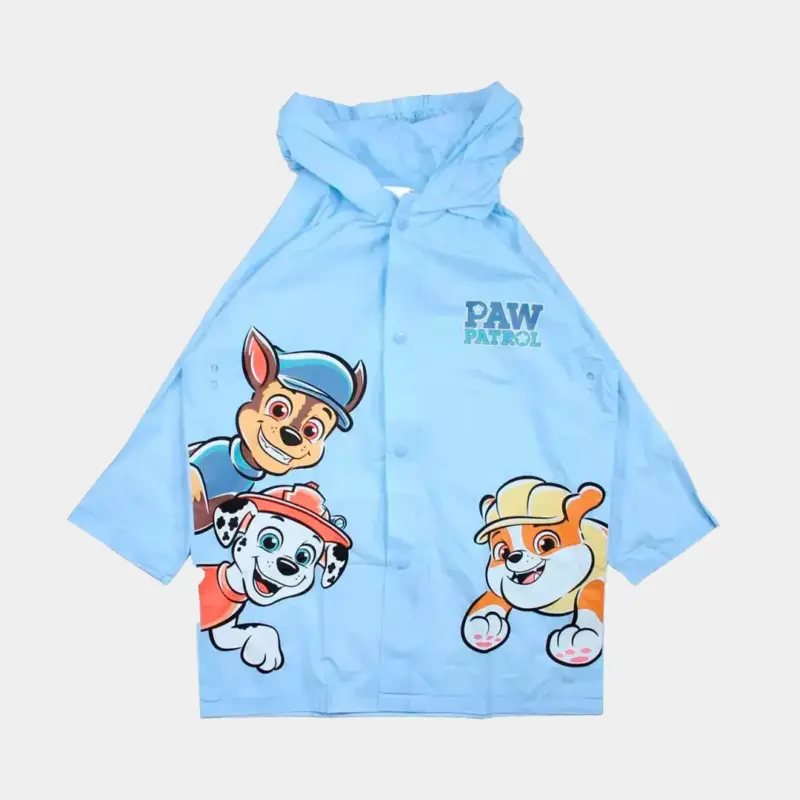 Capa de Chuva PVC Patrulha Pata com Capuz