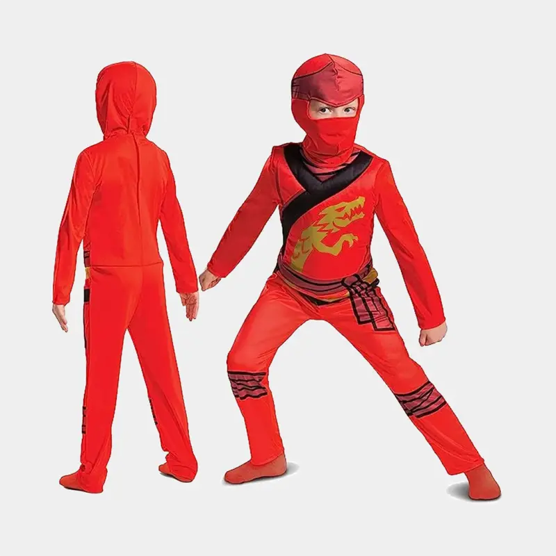 Fato LEGO Ninjago Kai Vermelho Role Play