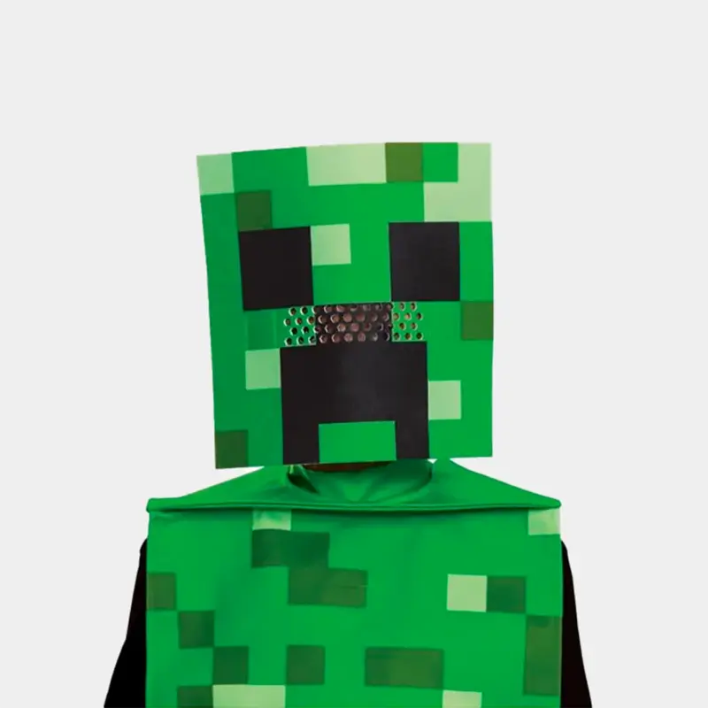 Fato Minecraft Creeper 3-8 Anos_2