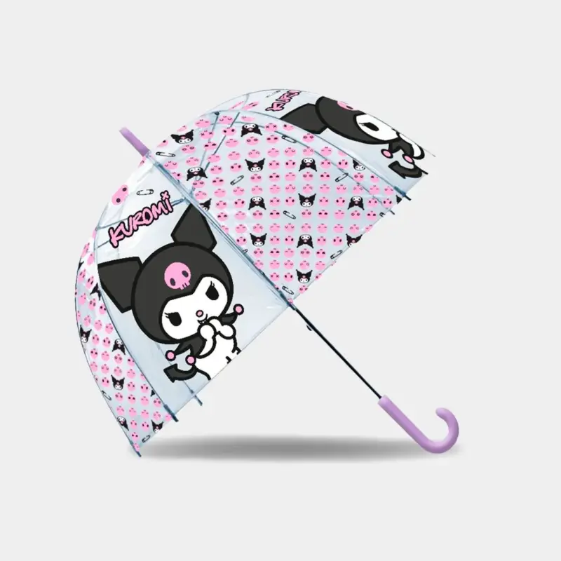 Guarda Chuva Kuromi Transparente 46cm