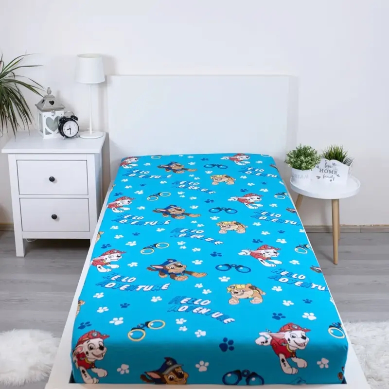 Lençol de Baixo da Patrulha Pata de 200 x 90 cm