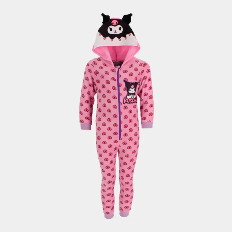 Pijama de Coralina Kuromi com Capuz