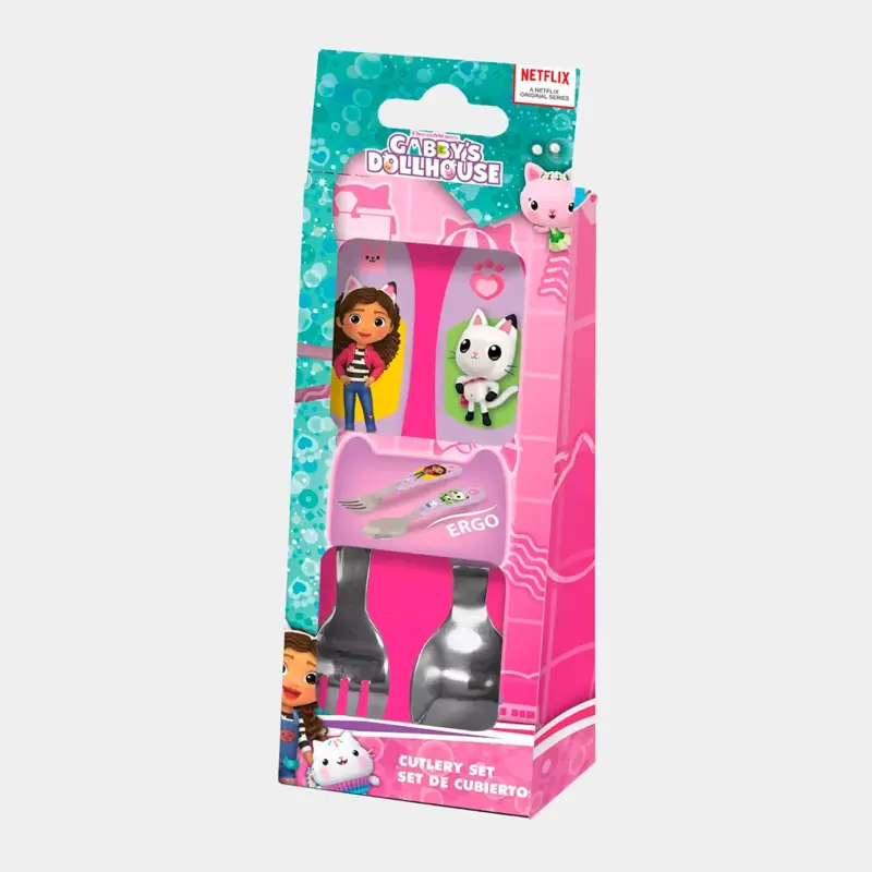Talheres de Metal Gabby´s Dollhouse 2pcs_1