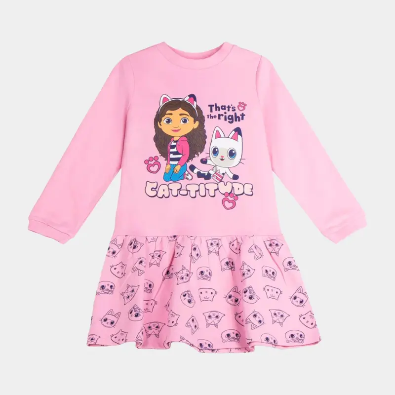 Vestido French Terry Gabby´s Dolhouse 3-6 Anos_2